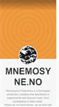 Mobile Screenshot of mnemosyne.no